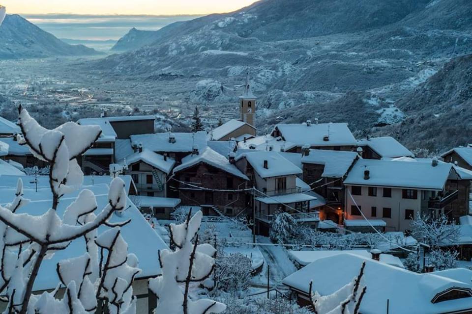 La Valle in bianco vista da Giaglione - Fulvio Giorgi